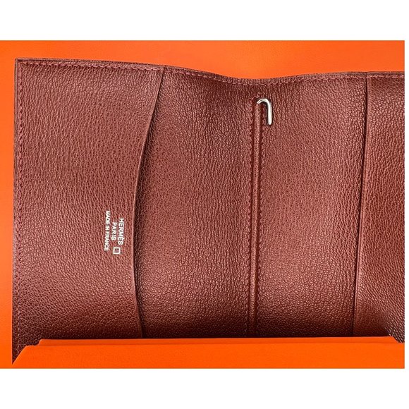 Hermes NIB GM Agenda Cover Cognac Alligator Mississippiensis Lisse - Picture 6 of 10